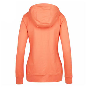 Veste à capuche d'hiver en polyester pour femmes, épaisse et chaude, fermeture éclair, logo personnalisé, vente en gros OEM - Product Image 2