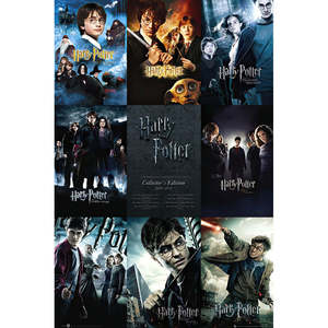 For Harry Potter 2001-2011 Collector's Edition <b>Poster</b> Digital Printing on Canvas for Decorative Use - Product Image 1