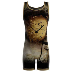 Custom Sublimation Galaxy Wrestling Singlet <b>Mens</b> Youth Breathable <b>Lycrae</b> Wrestling Uniform Professional Athletic Training Gear - Product Image 4
