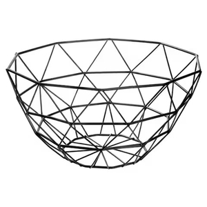 Panier de rangement de fruits décoratifs faits à la main, nouveau Design, ensemble de paniers en métal de 2 fabricants et exportateurs - Product Image 3