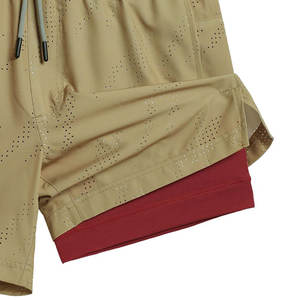 Short en coton respirant Short de sport en maille respirante à séchage rapide pour hommes Vêtements d'entraînement de gymnastique OEM ODM disponible - Product Image 5