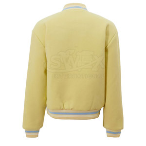 Low MOQ Outdoor Wear <b>Slim</b> <b>Fit</b> Letterman Winter <b>Jacket</b> For Men Fashion Wear Customized Logo <b>Slim</b> <b>Fit</b> Letterman Winter <b>Jacket</b> - Product Image 3