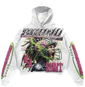 Venta al por mayor de chándal DTG de algodón con logotipo personalizado para hombre, Sudadera con capucha y pantalones de chándal acampanados, conjunto de chándal para hombre - Product Image 3