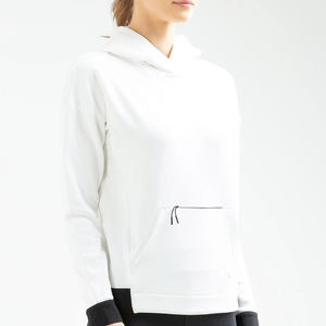 เสื้อฮู้ดคอเต่าซิปหน้าสำหรับผู้หญิงและผู้ชาย รุ่นใหม่สำหรับฤดูหนาว ผ้าฝ้าย 100% ระบายอากาศได้ดีและกันยับ แขนเสื้อแบบไหล่ตก ความยาวสั้น - Product Image 4