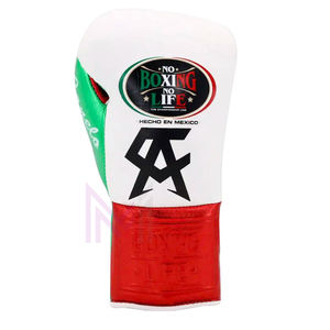 Nouveauté, gants de boxe professionnels en cuir de vache véritable de qualité supérieure, fabriqués en usine, sans vie, sans boxe, avec impression CA - Product Image 4