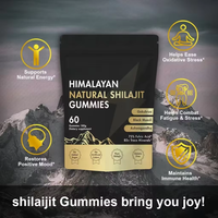 Gummies de Shilajit de l'Himalaya en gros, saveur baies mélangées, antioxydant, améliore l'énergie, la santé cardiaque et sanguine, 100% naturel, pour femmes enceintes