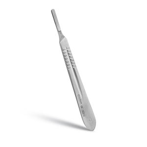 Mango de Bisturí de Acero Inoxidable No. 4 Mangos Reutilizables para Bisturí Quirúrgico para Uso Médico y de Laboratorio, Soporte para Bisturí Médico de 13.5 CM - Product Image 1