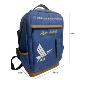 High Quality <b>Student</b> Laptop <b>Backpack</b> Waterproof Large Capacity <b>Backpack</b> Unisex Custom Logo Made in Vietnam - Product Image 2