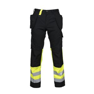 Customizable Work Pants Multipockets Breathable Durable Fabric Reflective Safety Features Waterproof-for Industrial Traffic Work - Product Image 4