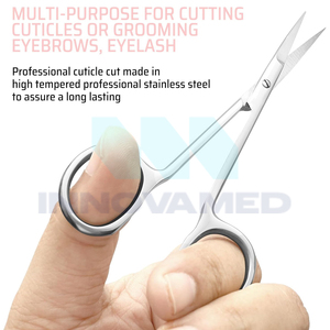 Avec le meilleur prix Nouvelle conception 2025 Ciseaux à cuticules russes en acier inoxydable Outil de manucure et de pédicure, Instruments de beauté - Product Image 5