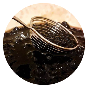 กล่องและถุงใส่ไข่มุกมันสำปะหลังสีดำสำหรับทำเอง - Product Image 3