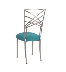 เก้าอี้โซฟาสไตล์โบราณคุณภาพดีไซน์ทันสมัยทำจากผ้ากำมะหยี่สีขาวบนเก้าอี้โลหะสีทองเงา - Product Image 5