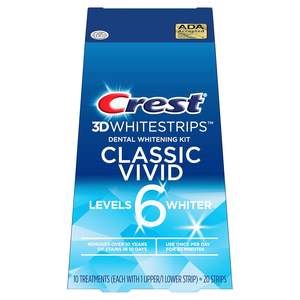 Crest 3D Whitestrips, Classic Vivid, Kit de bandes blanchissantes pour les dents, 20 bandes (lot de 10) (lot de 2) - Product Image 5