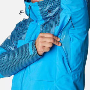 Hot Sale Men's Contrast Color Snowboard Jacket Waterproof Breathable Warm Hooded Ski Jacket With Multiple Pockets - Product Image 5