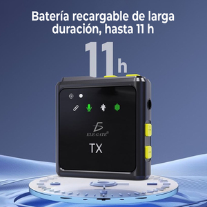 ไมโครโฟนไร้สายแบบหนีบปกเสื้อ TYP-C แบบสองช่องสัญญาณ คอนเดนเซอร์ พร้อมรูปแบบการรับเสียงรอบทิศทาง แบบเสียบใช้งานได้ทันที คุณภาพการบันทึกเสียงที่ดี - Product Image 4