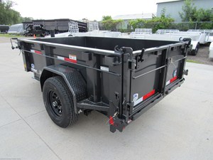 รถดัมพ์เทรลเลอร์สำหรับฟาร์ม5x8ft GST106เพชร2024ตัวซีพร้อมเกียร์เพลา6K และส่วนประกอบแกนมอเตอร์ - Product Image 3