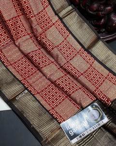 Peso ligero suave Assami Pattu tejiendo borde Jari junto con hermosa blusa - Product Image 5