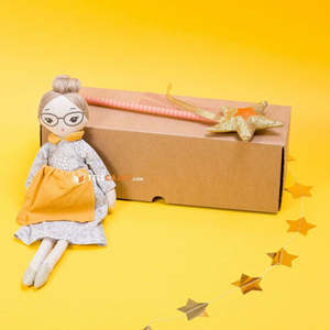 Caja Postal Resistente de 36x12x12 cm, Autoensamblable, con Tapa, de Cartón Kraft Marrón, para Envío de Botellas, Ideal para Peluches - Product Image 6