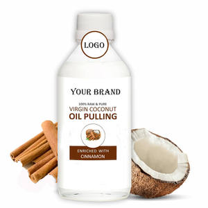 Enjuague Bucal 100% Puro de Coco y Canela, Ingredientes Naturales, Antibacteriano, Refrescante, Marca Privada, Cuidado Bucal - Product Image 1