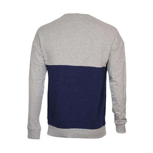 OEM al por mayor de cuello redondo pulóver en blanco de peso pesado 100% algodón logotipo personalizado bordado cuello redondo de gran tamaño hombres sudadera - Product Image 2