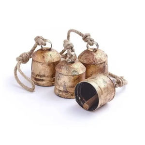 Top Quality Handmade Modern Indoor <b>Christmas</b> Hanging Bells Attractive Price for Wholesale Prime Quality Metal Ornaments - Product Image 1