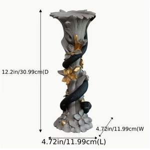 ชุดเชิงเทียน<span class=keywords><strong>เสา</strong></span>งูทำจากเรซินสำหรับตกแต่งบ้าน - Product Image 1