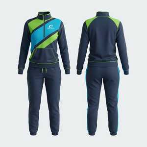 Conjunto Deportivo de Invierno para Mujer, de Primera Calidad, 100% Poliéster, con Capucha, Casual, Estampado, Corte Regular, Ligero, de Dos Piezas, de Secado Rápido - Product Image 1