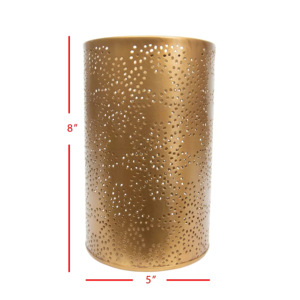 เชิงเทียนโลหะสไตล์โมร็อกโกแบบกำหนดเองโคมไฟเทียนไม้ตกแต่งบ้านคริสต์มาสสำหรับถือเทียนหรือสิ่งของอื่นๆ - Product Image 6