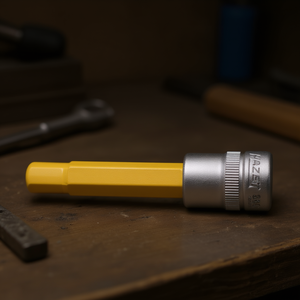 Douille hexagonale courte Hazet 3/8'' avec moletage carré – Catégorie de produit : Douilles - Product Image 3