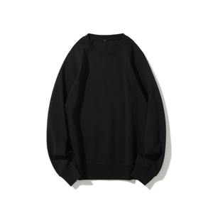 Offre Spéciale blanc 300 Gsm coton polaire sweat français éponge grande taille col rond blanc hommes bouffée impression à capuche et sweats - Product Image 3