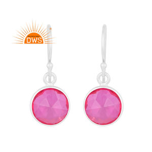 Última tendencia fina plata esterlina doblete kunzita cuarzo piedra preciosa pendiente colgante joyería personalizada fabricante - Product Image 1