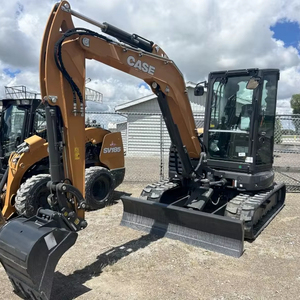 Mini-excavatrice sur chenilles CX50D pour HT18, poids opérationnel de 1,2 tonne, moteur Laidong, vérin hydraulique Eaton, boîte de vitesses, garantie d'un an - Product Image 6