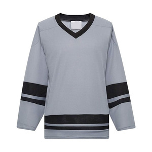 Jersey de Hockey sobre Hielo al por Mayor, Serie de Práctica, Jersey de Hockey de Liga en Blanco, 100% Poliéster, Ropa Deportiva, Diseño Personalizado Disponible - Product Image 1