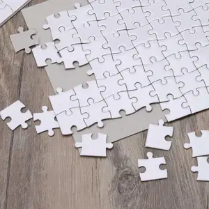 Sublimazione personalizzata puzzle vuoti fai da te trasferimento di calore mestiere bambini puzzle educativi giocattoli puzzle a sublimazione