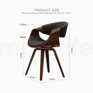 <span class=keywords><strong>Chaise</strong></span> de salle à manger <span class=keywords><strong>en</strong></span> <span class=keywords><strong>bois</strong></span> avec dossier incurvé et siège rembourré <span class=keywords><strong>pour</strong></span> café, bistro et hôtel. - Product Image 6