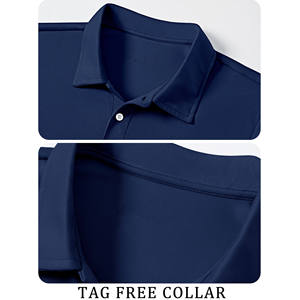 Vente en gros de polos à manches courtes de haute qualité pour hommes Chemises polo pour hommes brodées sur mesure Col T-shirts de polo de golf vintage - Product Image 3