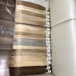 Gran oferta 2023, extensiones humanas, doble trama recta, pelo de piano, pelo vietnamita liso, fábrica de macsara natural - Product Image 2