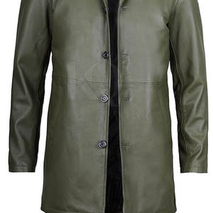 Exclusivo Abrigo de Cuero para Hombre, Estilo Largo y Elegante, Material Duradero, Ideal para Conjuntos de Invierno, Moda Urbana - Product Image 6