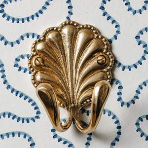 Brass wall hooks utility <b>storage</b> <b>bathroom</b> kitchen hallway hardware sturdy solid rustproof wall mount <b>storage</b> home modern - Product Image 3