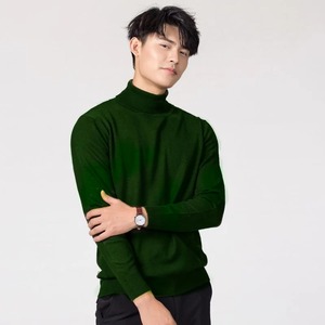 Nouveau sweat-shirt respirant pour hommes de qualité supérieure décontracté col roulé chemises pour hommes sweats en gros en coton biologique personnalisés - Product Image 1