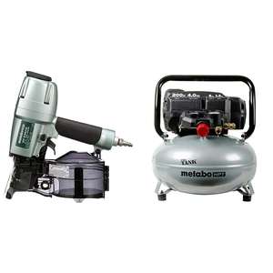 Cloueur pneumatique pour bardage avec compresseur d'air pour applications sur palettes, type de clou enroulé, personnalisable OEM - Product Image 1