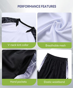 Uniformes de football Kits de football d'équipe en gros Polyester Impression par sublimation à séchage rapide Usine de vêtements de sport en vrac respirants vierges - Product Image 6