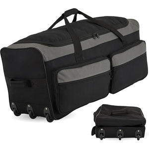 Custom Tactical <b>Wheeled</b> Bottom Duffel <b>Bag</b> with Trolley <b>Travel</b> Luggage Factory Designed for Helmet Hockey Gear for Hockey Players - Product Image 2