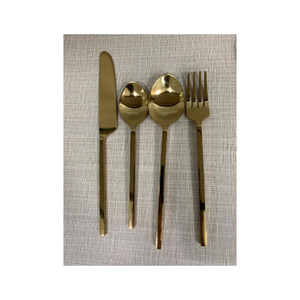 Ensemble de 3 couverts de table à manger en métal au design élégant pour la cuisine et l'hôtel à un coût raisonnable Ensemble de 3 couverts en acier inoxydable - Product Image 2