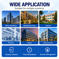 Terminal de contrôle d'accès H8 ProMax 8 pouces avec reconnaissance faciale, WiFi, TCP/IP, carte NFC, mot de passe, système d'entrée intelligent pour portes - Fabricant