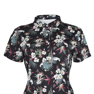 Camisetas informales de alta calidad para mujer para Polo Golf Impresión digital Absorbe la humedad Transpirable - Product Image 3