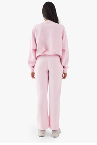 Pull à capuche surdimensionné pour femme en molleton doux et respirant en coton avec logo brodé sur le devant - Product Image 5