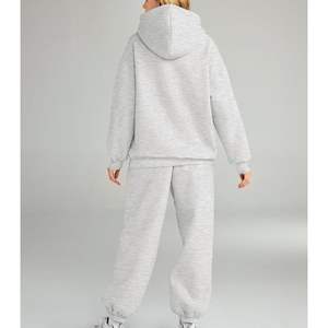 Conjunto Deportivo para Mujer al por Mayor, 100% Algodón, Ligero, Sudadera y Pantalones Jogger Transpirables, Dos Piezas, Cintura Alta - Product Image 6