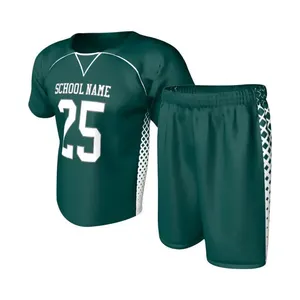 Großhandel Hochwertige Lacrosse Uniform Team Wear Vollständig angepasste Lacrosse Uniform für Männer Kunden spezifische Größe und Logo