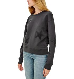 Haute qualité personnalisé hiver éponge étoile à cinq branches graphique 100% coton goutte épaule sweats pleine longueur Streetwear femmes - Product Image 5